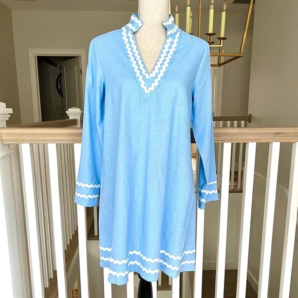 placid blue dress Ladivine CD736 Elegant Fitted Formal Embellished Satin Gown Blue / 8 main image 0